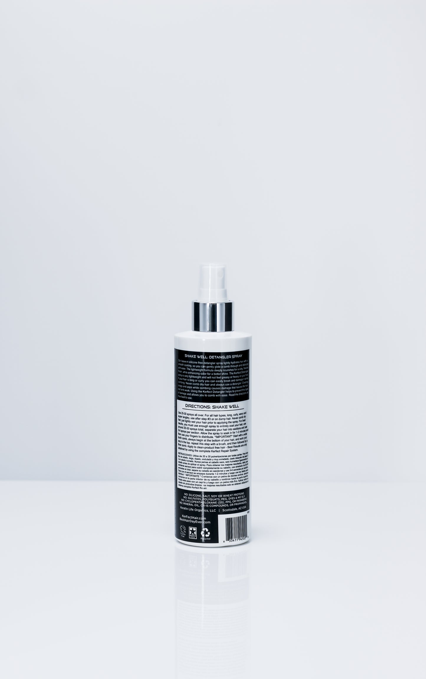 Kerfect Leave-In Silicone-FREE Detangler Spray 8oz